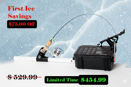 Gill-o-tine, auto hookset, jigging, auto jigger, auto hook set